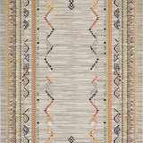 Ultra Soft Area Rug, Non Slip, Stain Resistant, Washable Area Rugs for Living Room, Bedroom, Chic Neutral Braided Visual Harmony(Gray)
