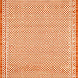 Ultra Soft Area Rug, Non Slip, Stain Resistant, Washable Area Rugs for Living Room, Bedroom, Cozy Textured Ogee Design(Orange)
