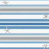 Ultra Soft Area Rug, Non Slip, Stain Resistant, Washable Area Rugs for Living Room, Bedroom, Whimsical Striped Seaside Charm(Blue)