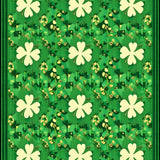 Festive Cheerful Shamrock Illustration(Green)