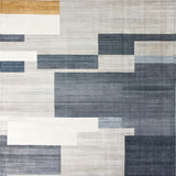 Ultra Soft Area Rug, Non Slip, Stain Resistant, Washable Area Rugs for Living Room, Bedroom, Stylish Minimalist Lattice Design(Gray)