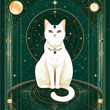 Ultra Soft Area Rug, Non Slip, Stain Resistant, Washable Area Rugs for Living Room, Bedroom, Vintage Whimsical Celestial Aesthetic(White)