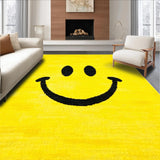 Ultra Soft Area Rug, Non Slip, Stain Resistant, Washable Area Rugs for Living Room, Bedroom, Radiant Contemporary Artistic Touch(Yellow)
