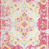 Ultra Soft Area Rug, Non Slip, Stain Resistant, Washable Area Rugs for Living Room, Bedroom, Rustic Vintage Wildflower Arrangement(Yellow)