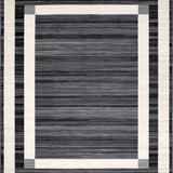 Ultra Soft Area Rug, Non Slip, Stain Resistant, Washable Area Rugs for Living Room, Bedroom, Stylish Minimalist Geometric Arrangement(Gray)