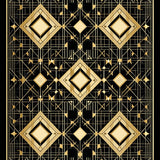 Ultra Soft Area Rug, Non Slip, Stain Resistant, Washable Area Rugs for Living Room, Bedroom, Contemporary Gold Linear Harmony(Gold)