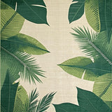Ultra Soft Area Rug, Non Slip, Stain Resistant, Washable Area Rugs for Living Room, Bedroom, Serene Nature Inspired Pattern(Green)