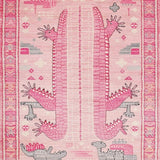 Ultra Soft Area Rug, Non Slip, Stain Resistant, Washable Area Rugs for Living Room, Bedroom, Playful Pastel Animal Aesthetic(Pink)