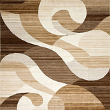 Ultra Soft Area Rug, Non Slip, Stain Resistant, Washable Area Rugs for Living Room, Bedroom, Chic Earthy Abstract Textures(Beige)