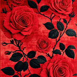 Ultra Soft Area Rug, Non Slip, Stain Resistant, Washable Area Rugs for Living Room, Bedroom, Striking Minimalist Nature Theme(Red)