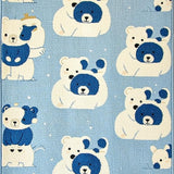 Ultra Soft Area Rug, Non Slip, Stain Resistant, Washable Area Rugs for Living Room, Bedroom, Charming Cartoon Bear Aesthetic(Blue)