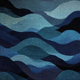 Ultra Soft Area Rug, Non Slip, Stain Resistant, Washable Area Rugs for Living Room, Bedroom, Sea Creature Ocean Carpet Marine Abyss Theme Rug(Blue)