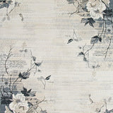 Ultra Soft Area Rug, Non Slip, Stain Resistant, Washable Area Rugs for Living Room, Bedroom, Serene Shadows Area Smoke & Beige Abstract Floral Composition(Beige)