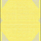 Ultra Soft Area Rug, Non Slip, Stain Resistant, Washable Area Rugs for Living Room, Bedroom, Rustic Minimalist Symmetrical Motif(Yellow)