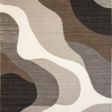 Ultra Soft Area Rug, Non Slip, Stain Resistant, Washable Area Rugs for Living Room, Bedroom, Sophisticated Neutral Abstract Aesthetic(Beige)