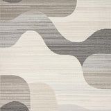 Textured Neutral Geometric Waves(Gray)
