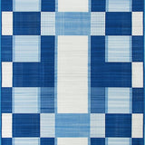 Ultra Soft Area Rug, Non Slip, Stain Resistant, Washable Area Rugs for Living Room, Bedroom, Stylish Minimalist Geometric Lines(Blue)
