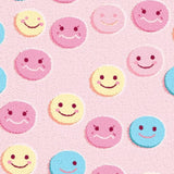 Ultra Soft Area Rug, Non Slip, Stain Resistant, Washable Area Rugs for Living Room, Bedroom, Cheerful Light Blue Motif(Pink)