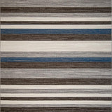 Artisanal Tone Striped Motif(Gray)
