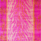 Ultra Soft Area Rug, Non Slip, Stain Resistant, Washable Area Rugs for Living Room, Bedroom, Eclectic Animal Fantasy Decor(Pink)