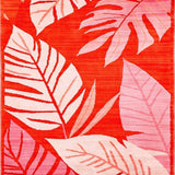 Tropical Abstract Leaf(Red)