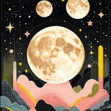 Lush Celestial Harmony Textures(Beige)