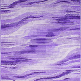 Ultra Soft Area Rug, Non Slip, Stain Resistant, Washable Area Rugs for Living Room, Bedroom, Lively Shaggy Patterned Textile(Purple)