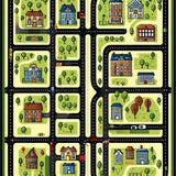 Ultra Soft Area Rug, Non Slip, Stain Resistant, Washable Area Rugs for Living Room, Bedroom, Charming Adventure Playground Aesthetic(Brown)