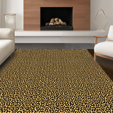 Ultra Soft Area Rug, Non Slip, Stain Resistant, Washable Area Rugs for Living Room, Bedroom, Elegant Soft Texture Design(Brown)