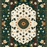 Ultra Soft Area Rug, Non Slip, Stain Resistant, Washable Area Rugs for Living Room, Bedroom, Abstract Animal Inspired Design Area for Wooden Stairs(Green)