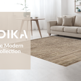 Elegant Tiled Motif with Tassels(Beige)