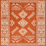 Ultra Soft Area Rug, Non Slip, Stain Resistant, Washable Area Rugs for Living Room, Bedroom, Stylish Minimalist Knot Design(Orange)