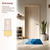 Artful Ombre Cloud Design(Blue)