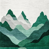 Contemporary Grey Geometric Aesthetics(Green)