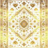 Ultra Soft Area Rug, Non Slip, Stain Resistant, Washable Area Rugs for Living Room, Bedroom, Artistic Lattice Composition(White)