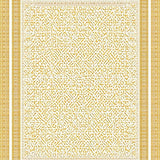 Ultra Soft Area Rug, Non Slip, Stain Resistant, Washable Area Rugs for Living Room, Bedroom, Rattan Inspired Round Area Hand Braided Natural Fiber Placemat(Gold)