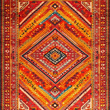 Ultra Soft Area Rug, Non Slip, Stain Resistant, Washable Area Rugs for Living Room, Bedroom, Artisan Reversible Textile Creation(Red)