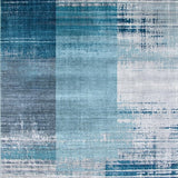 Chic Modern Swirling Visual Elements(Blue)