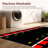 Contemporary Bold Track Motif(Red)