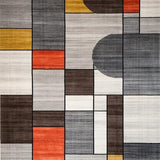 Chic Earthy Geometric Fusion(Gray)