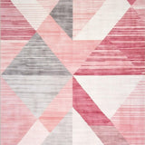 Chic Blush Geometric Fusion(Pink)