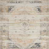 Ultra Soft Area Rug, Non Slip, Stain Resistant, Washable Area Rugs for Living Room, Bedroom, Rustic Distressed Diamond Motif(Beige)
