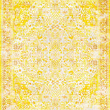 Ultra Soft Area Rug, Non Slip, Stain Resistant, Washable Area Rugs for Living Room, Bedroom, Warm Earthy Distressed Pattern(Yellow)