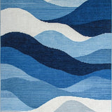 Contemporary Geometric Grey Palette(Blue)