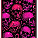 Ultra Soft Area Rug, Non Slip, Stain Resistant, Washable Area Rugs for Living Room, Bedroom, Playful Halloween Iconography Design(Pink)