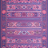 Ultra Soft Area Rug, Non Slip, Stain Resistant, Washable Area Rugs for Living Room, Bedroom, Trendy Artistic Geometric Composition(Pink)