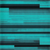 Modern Abstract Teal and Black(Blue)