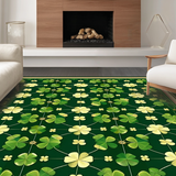 Playful Green Botanical Print(Green)