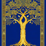 Cozy Earthy Tone Medallion(Blue)