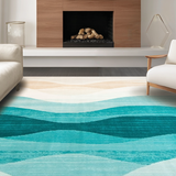 Chic Aqua and Ivory Color Fusion(Blue)